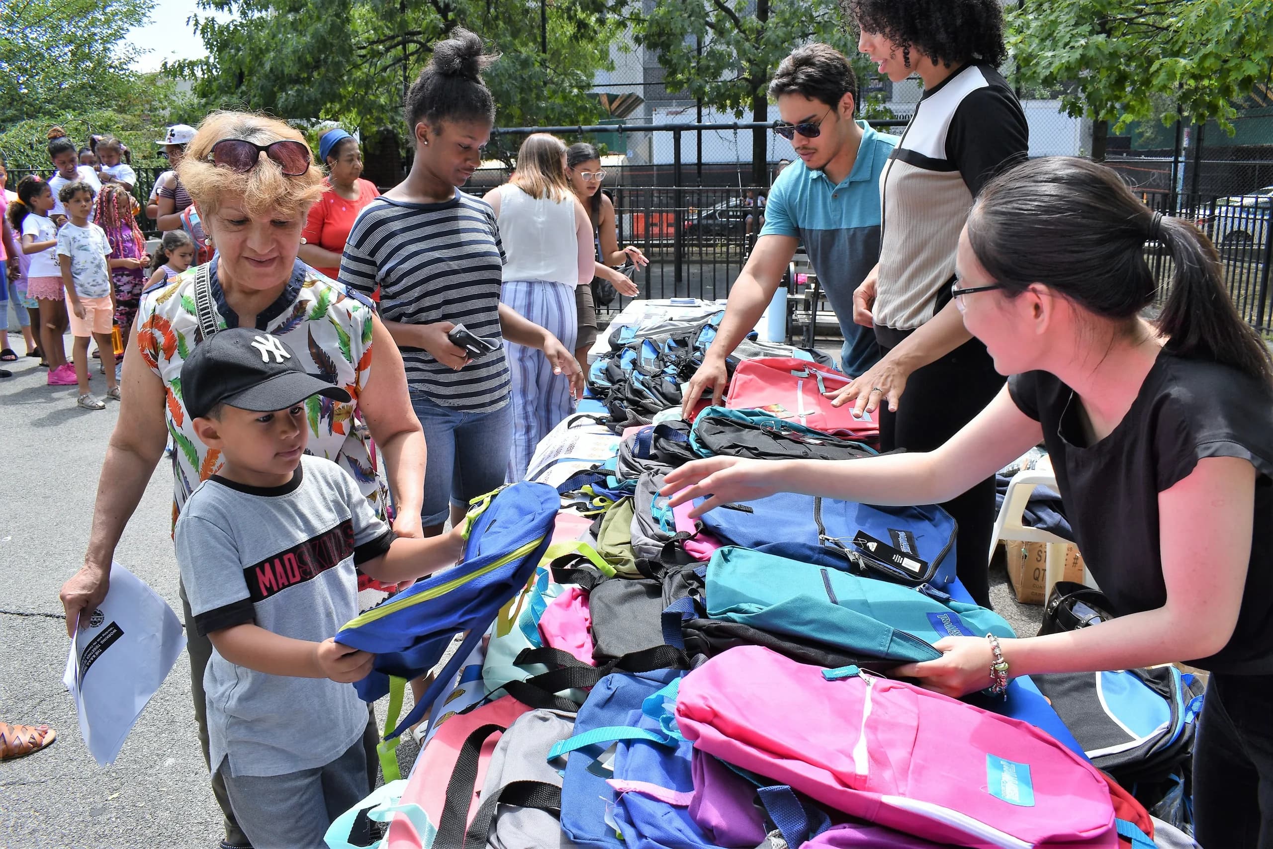 Queens Community Closets giveback event